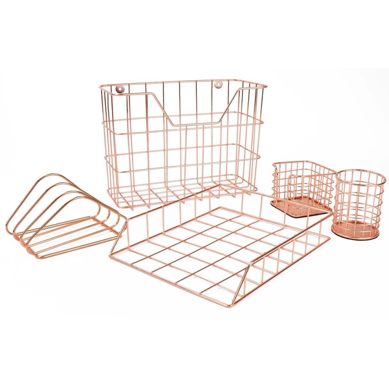 Sorbus 5-Piece Desk Organizer Set for Home & Office